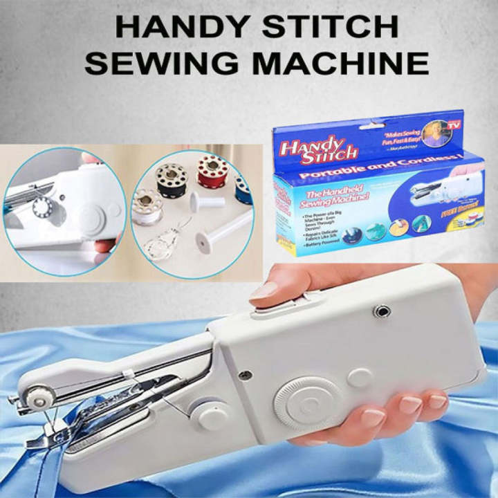 Mini handed portable sewing machine